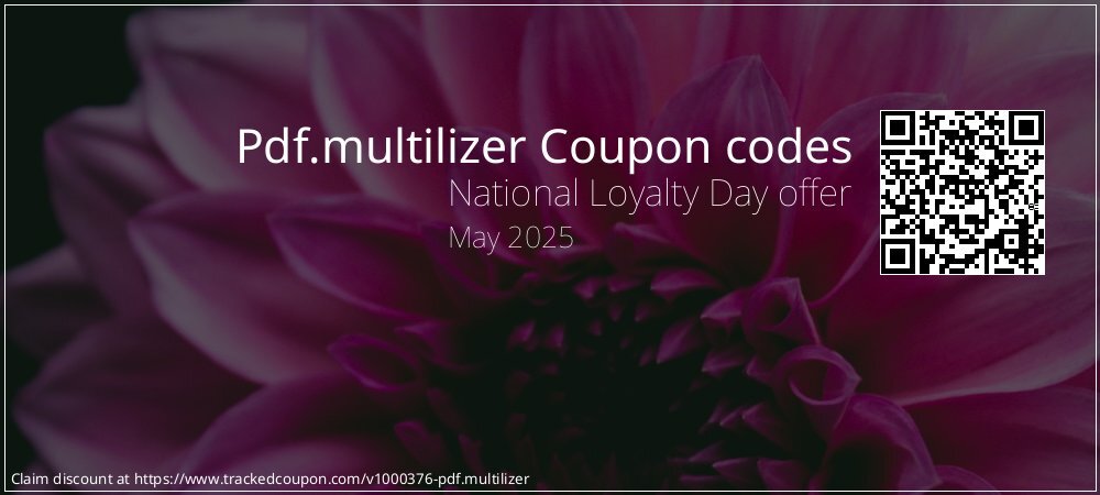 Pdf.multilizer Coupon discount, offer to 2025