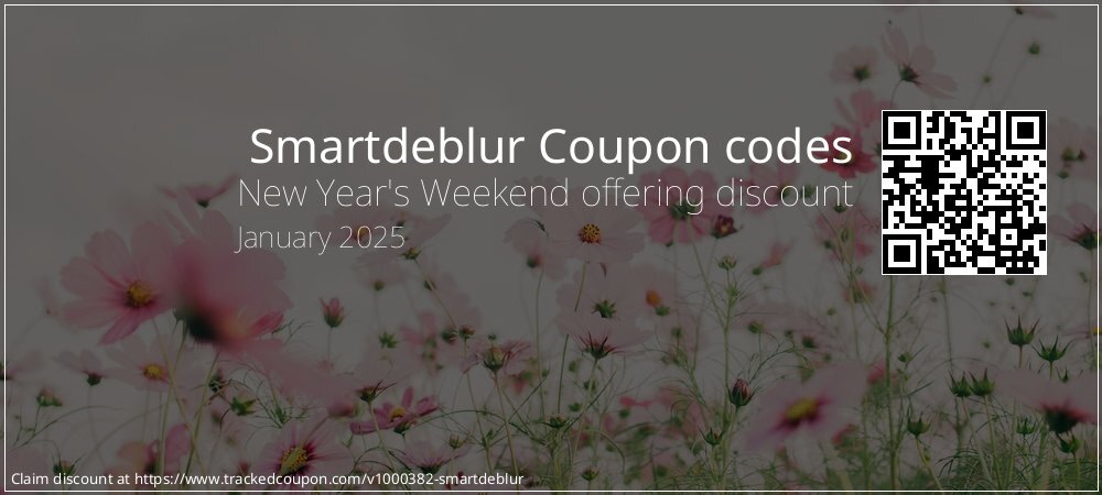 Smartdeblur Coupon discount, offer to 2025