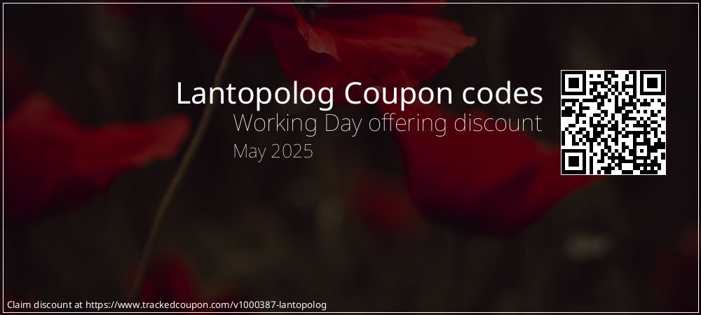 Lantopolog Coupon discount, offer to 2024