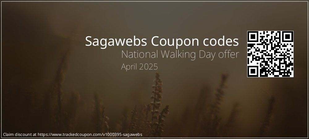 Sagawebs Coupon discount, offer to 2025