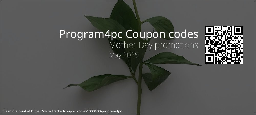 Program4pc Coupon discount, offer to 2024