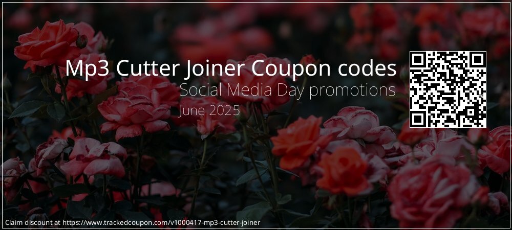 Mp3 Cutter Joiner Coupon discount, offer to 2025