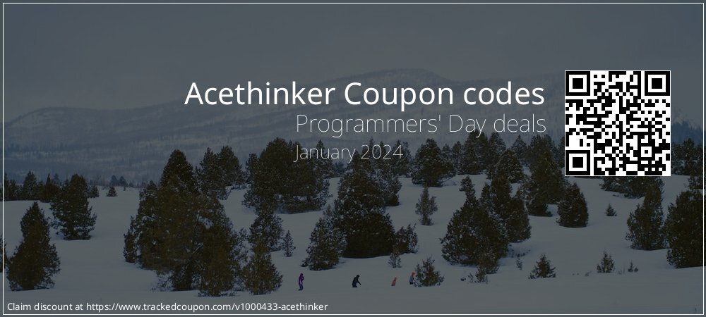 Acethinker Coupon discount, offer to 2022