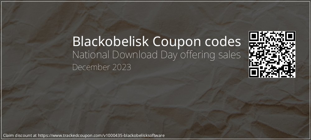 Blackobelisk Coupon discount, offer to 2023