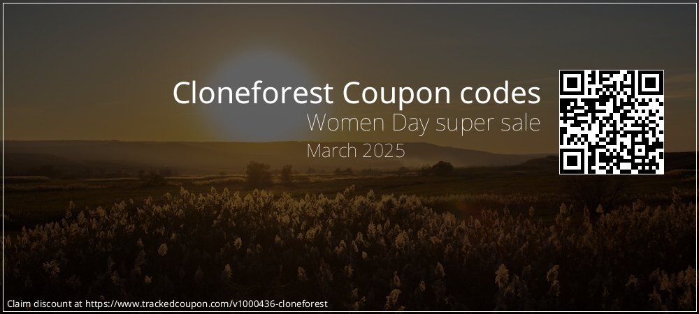 Cloneforest Coupon discount, offer to 2025