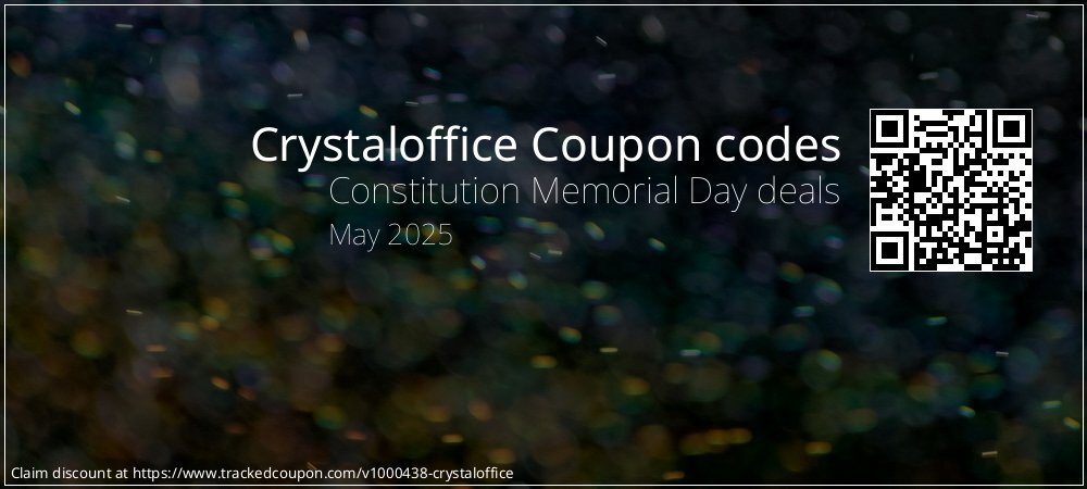 Crystaloffice Coupon discount, offer to 2025