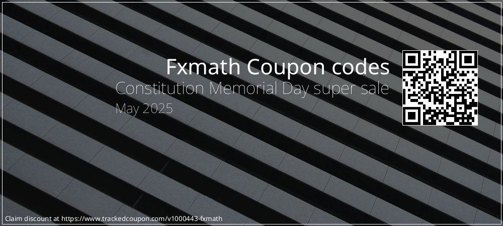 Fxmath Coupon discount, offer to 2025
