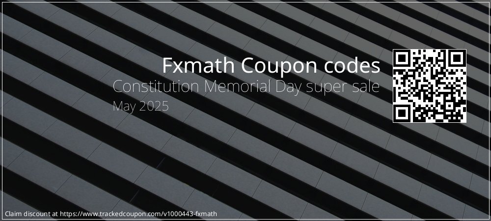 Fxmath Coupon discount, offer to 2024