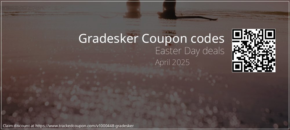 Gradesker Coupon discount, offer to 2025