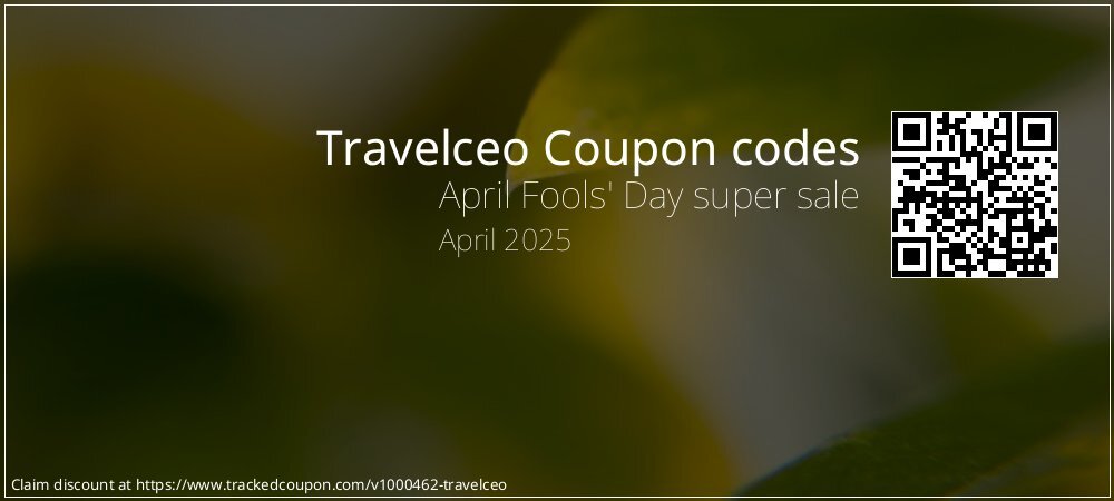 Travelceo Coupon discount, offer to 2025