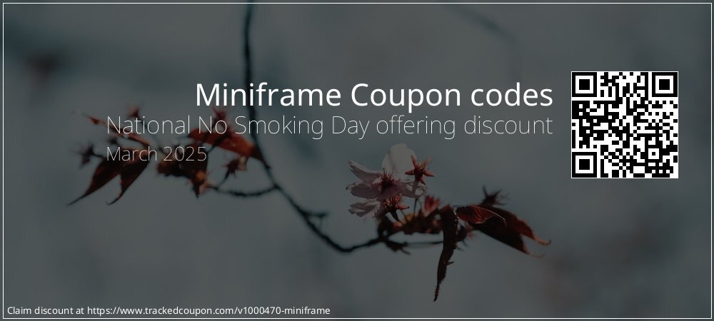 Miniframe Coupon discount, offer to 2025