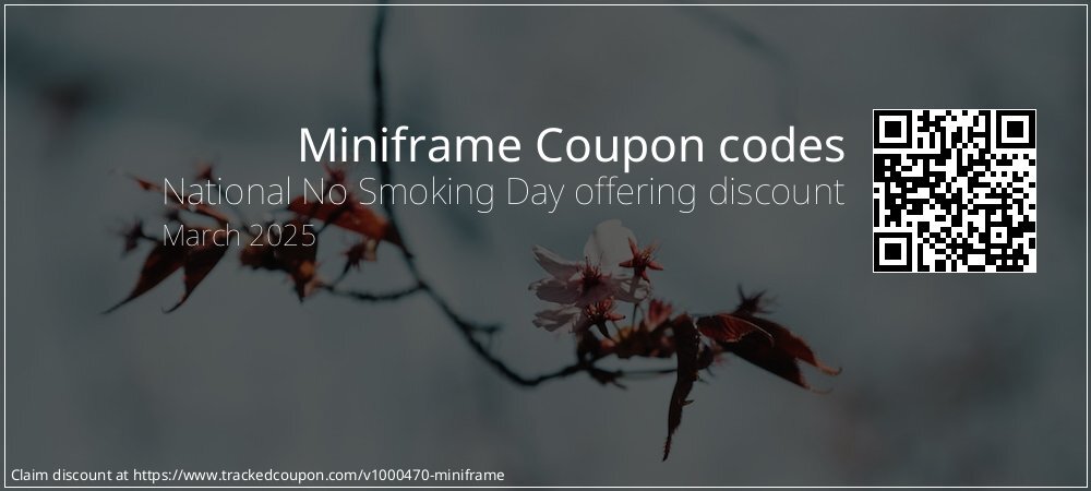 Miniframe Coupon discount, offer to 2024