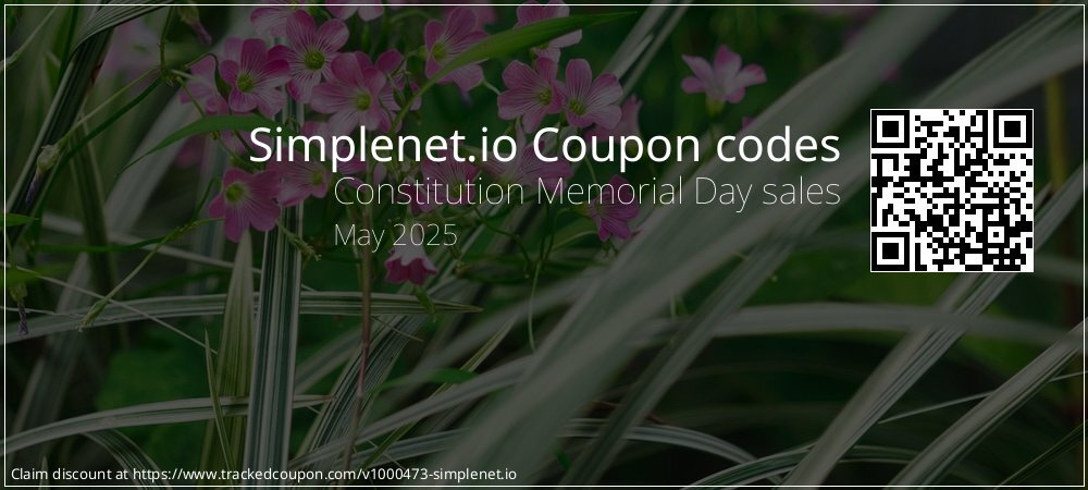 Simplenet.io Coupon discount, offer to 2023