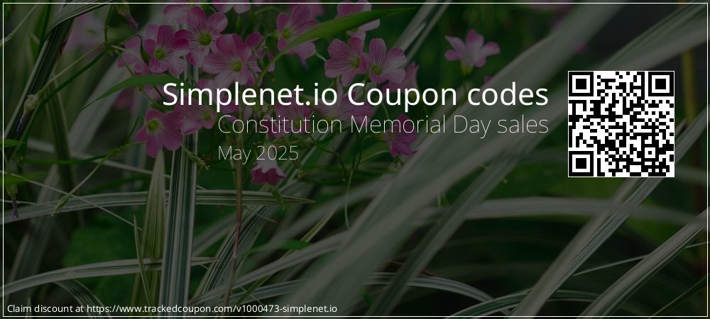 Simplenet.io Coupon discount, offer to 2024