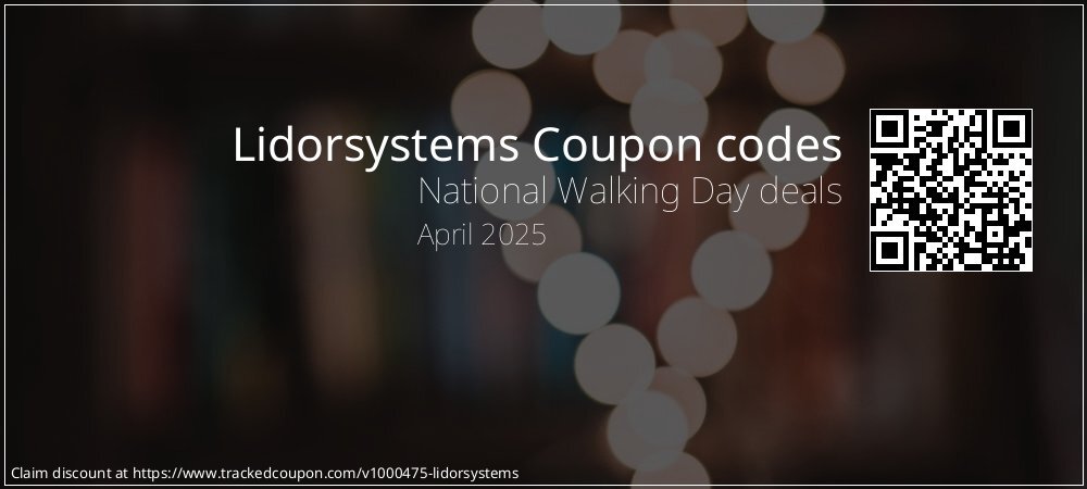Lidorsystems Coupon discount, offer to 2025