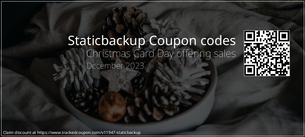 Staticbackup Coupon discount, offer to 2023