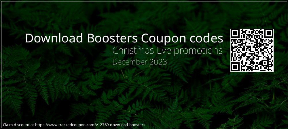 Download Boosters Coupon discount, offer to 2022