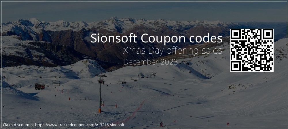 Sionsoft Coupon discount, offer to 2022