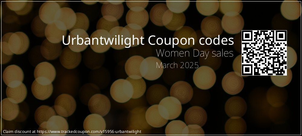 Urbantwilight Coupon discount, offer to 2025