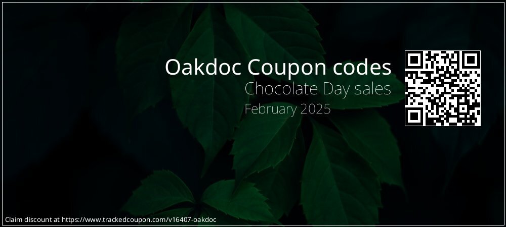 Oakdoc Coupon discount, offer to 2024