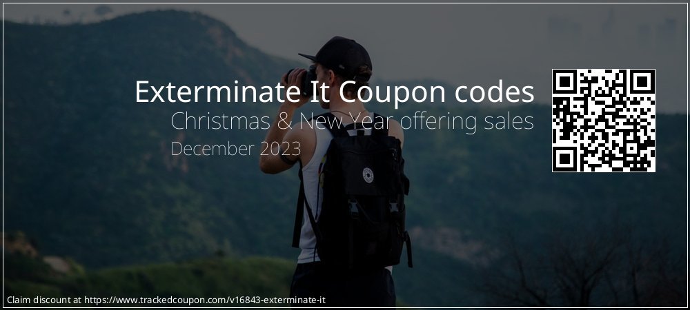 Exterminate It Coupon discount, offer to 2022