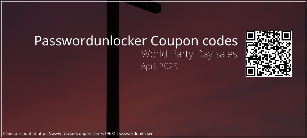 Passwordunlocker Coupon discount, offer to 2025