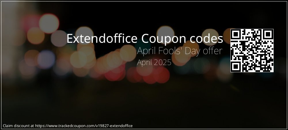 Extendoffice Coupon discount, offer to 2024