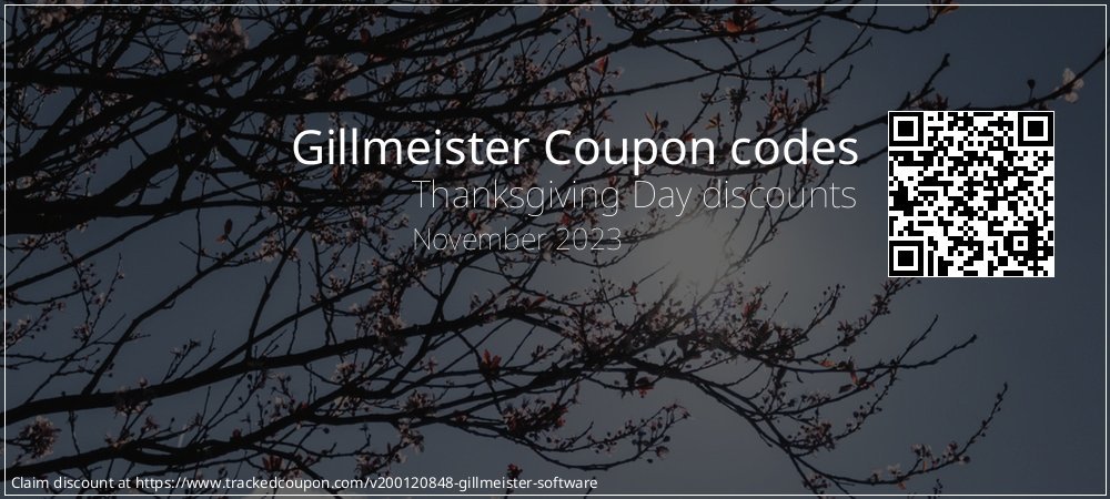 Gillmeister Coupon discount, offer to 2022