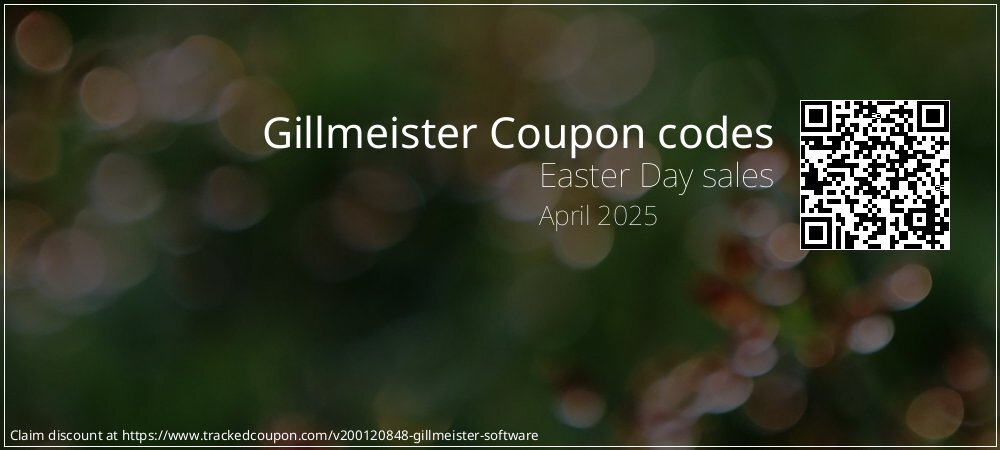 Gillmeister Coupon discount, offer to 2025
