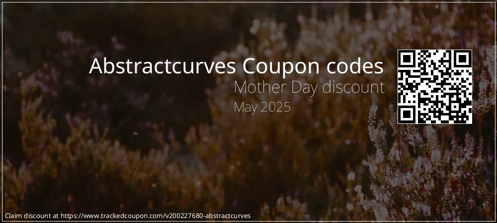 Abstractcurves Coupon discount, offer to 2024