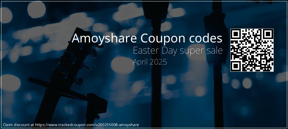 Amoyshare Coupon discount, offer to 2025