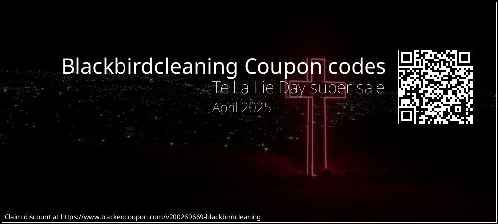 Blackbirdcleaning Coupon discount, offer to 2025