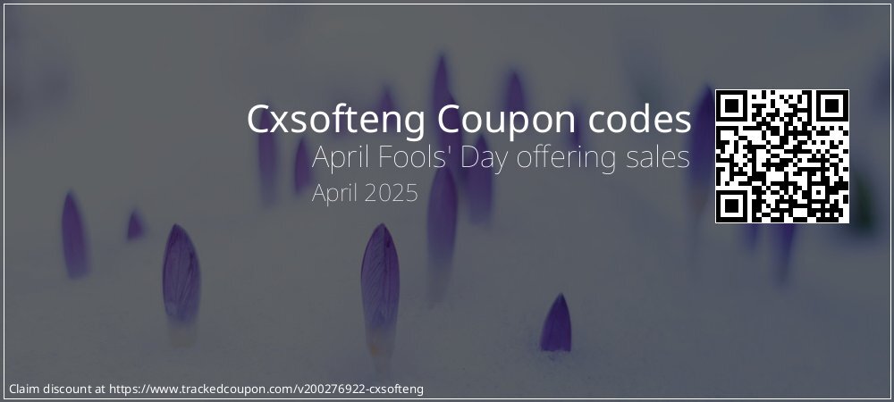 Cxsofteng Coupon discount, offer to 2023