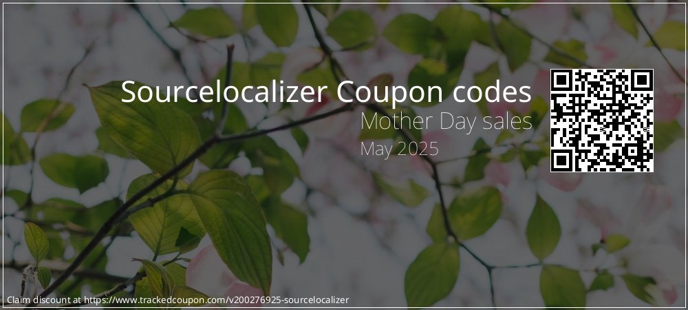 Sourcelocalizer Coupon discount, offer to 2025