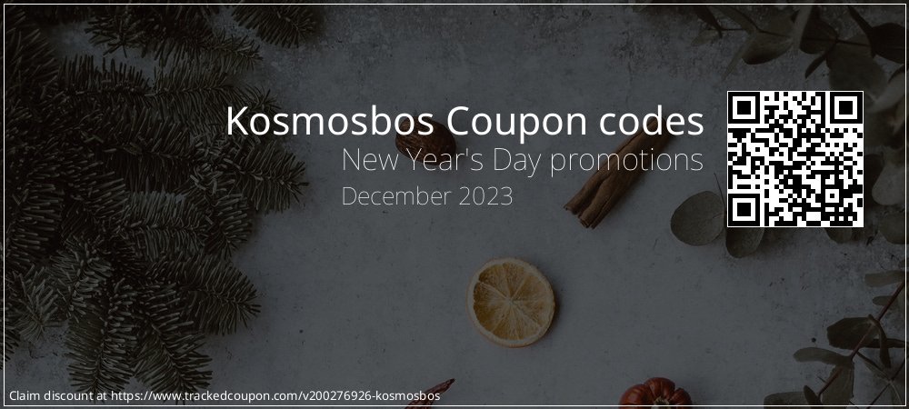 Kosmosbos Coupon discount, offer to 2023
