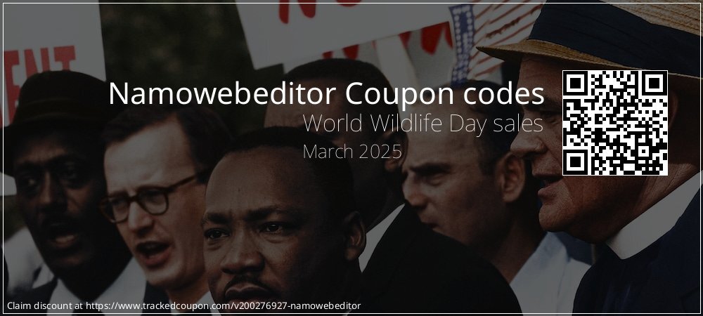 Namowebeditor Coupon discount, offer to 2024