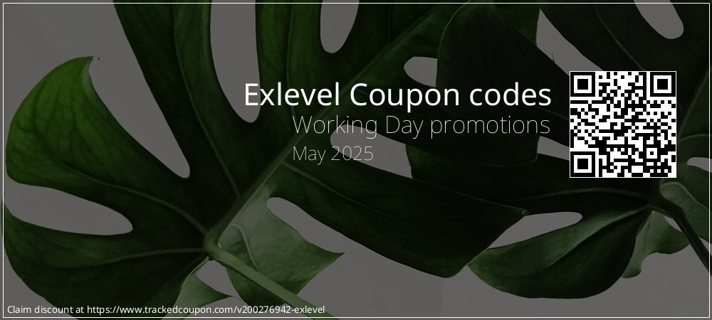 Exlevel Coupon discount, offer to 2024