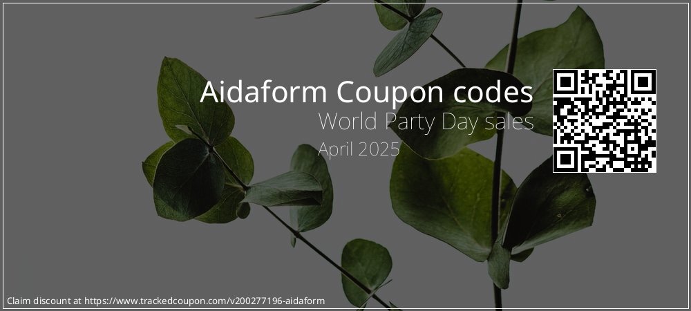 Aidaform Coupon discount, offer to 2025