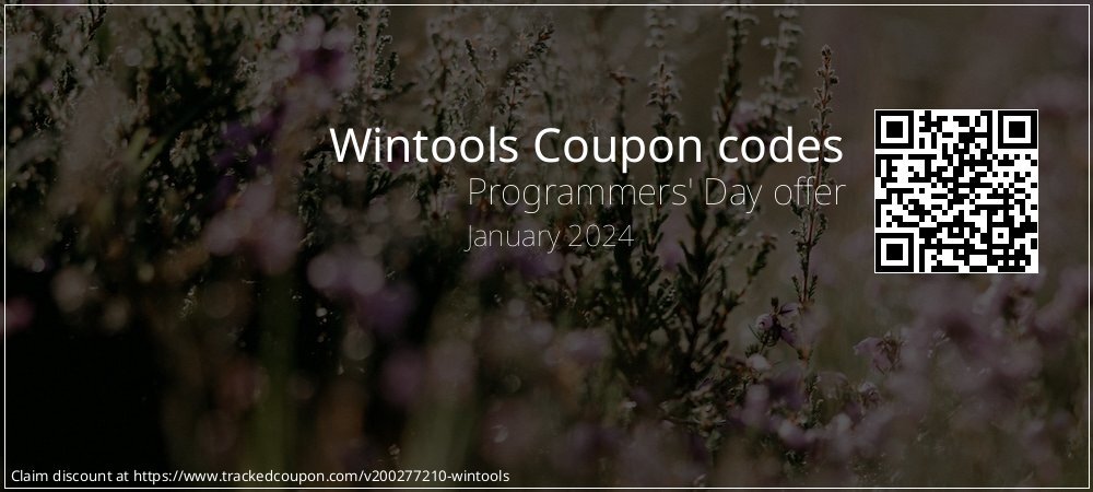 Wintools Coupon discount, offer to 2022
