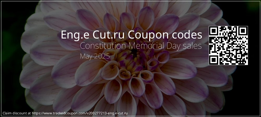Eng.e Cut.ru Coupon discount, offer to 2025