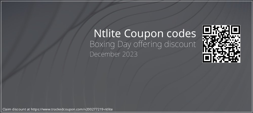 Ntlite Coupon discount, offer to 2022