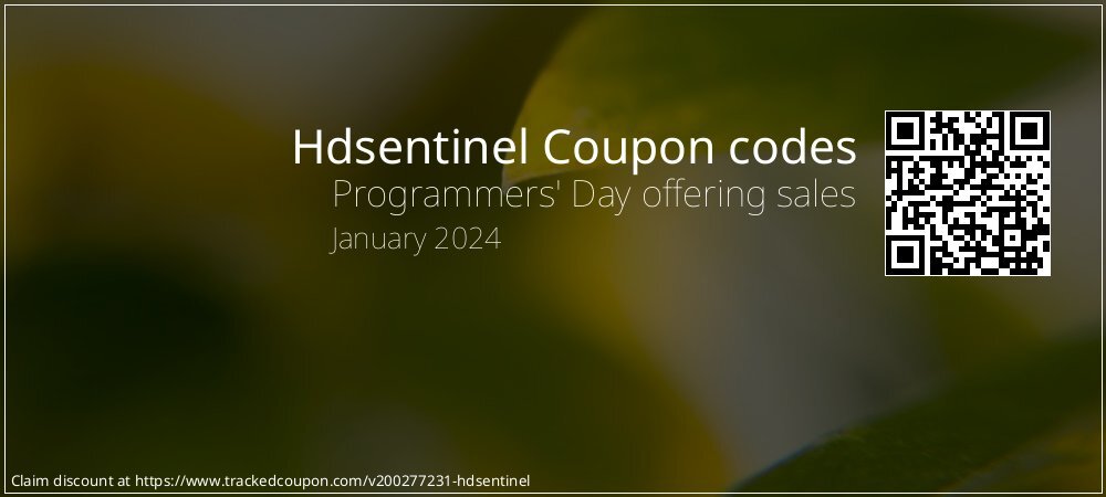 Hdsentinel Coupon discount, offer to 2023