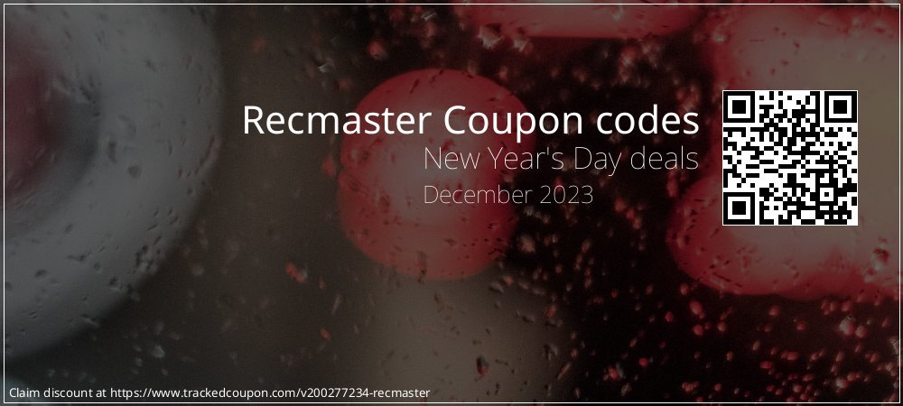 Recmaster Coupon discount, offer to 2022