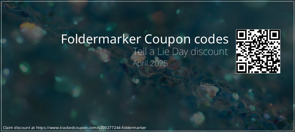 Foldermarker Coupon discount, offer to 2025