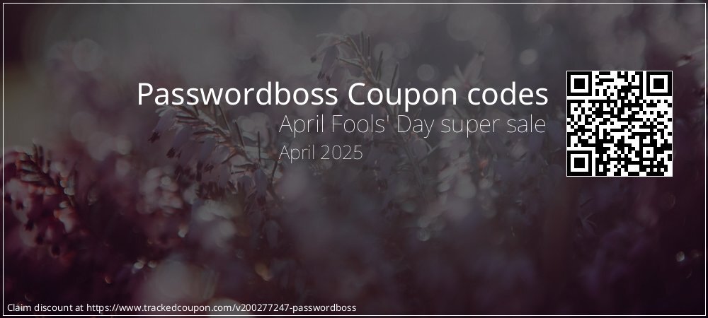 Passwordboss Coupon discount, offer to 2025