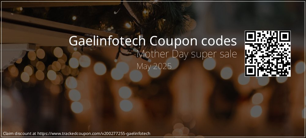 Gaelinfotech Coupon discount, offer to 2025
