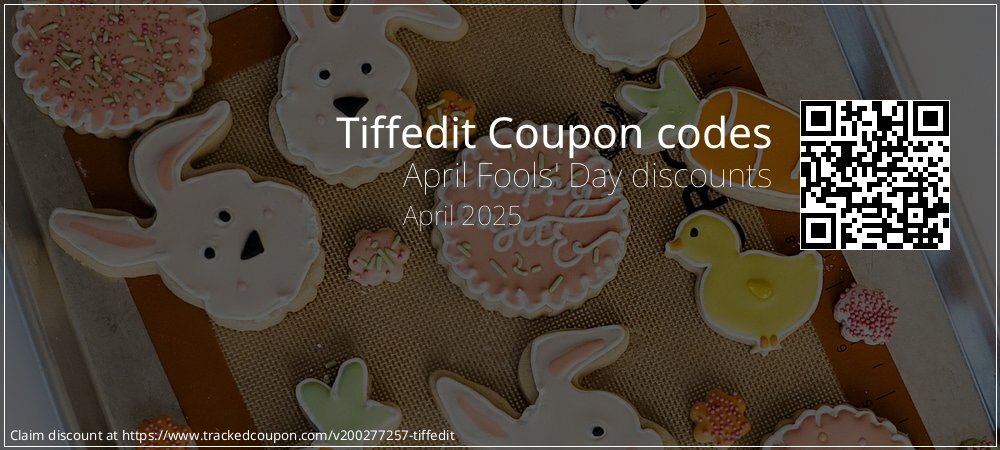 Tiffedit Coupon discount, offer to 2024