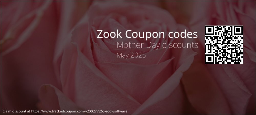 Zook Coupon discount, offer to 2025