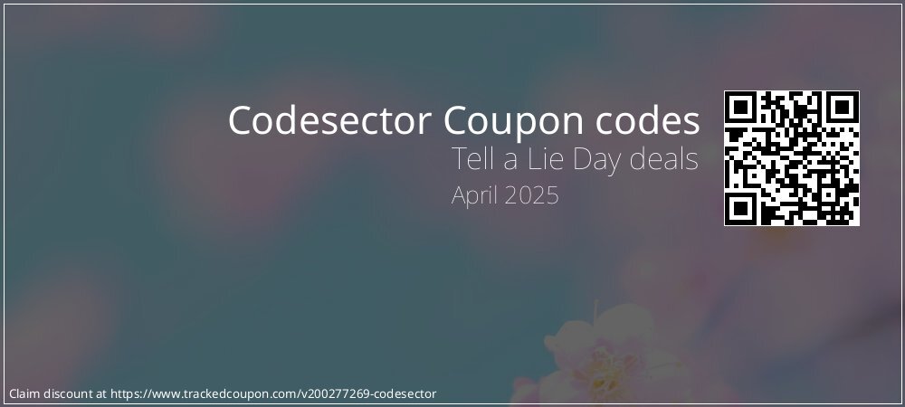 Codesector Coupon discount, offer to 2024