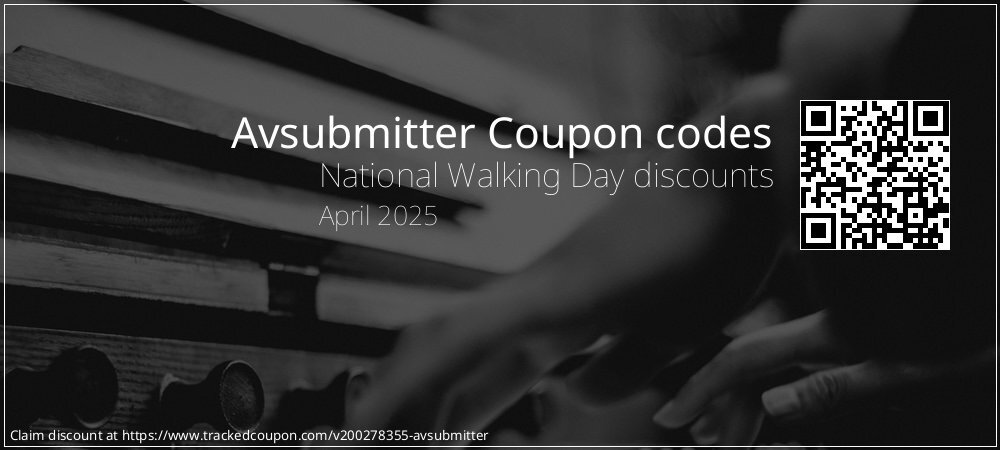 Avsubmitter Coupon discount, offer to 2024